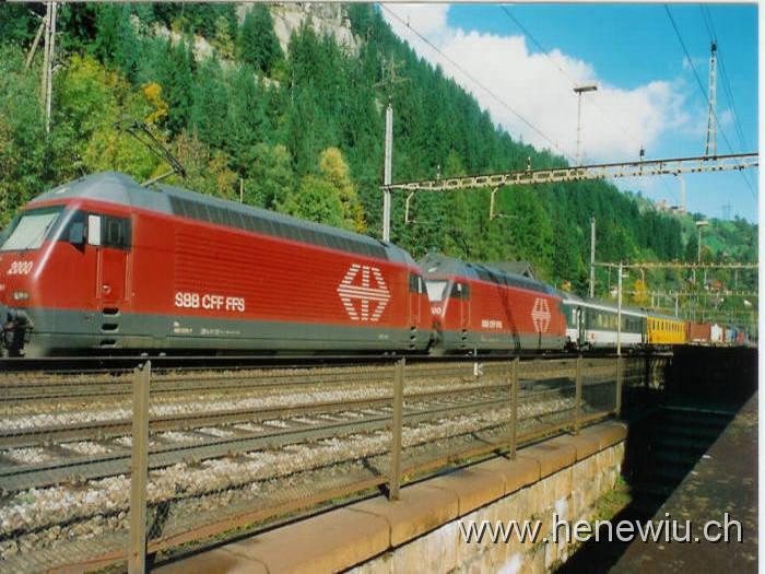 Gotthard 1.jpg - Messzug in der Station Gurtnellen